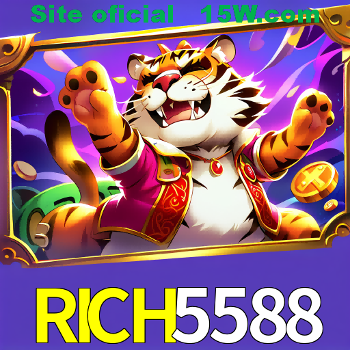 Imagem promocional da RICH5588 mostrando a plataforma e suas vantagens